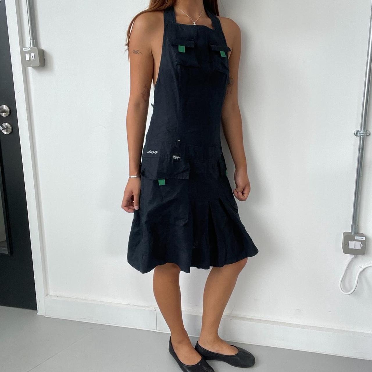 Black Cop Copine Midi Dress