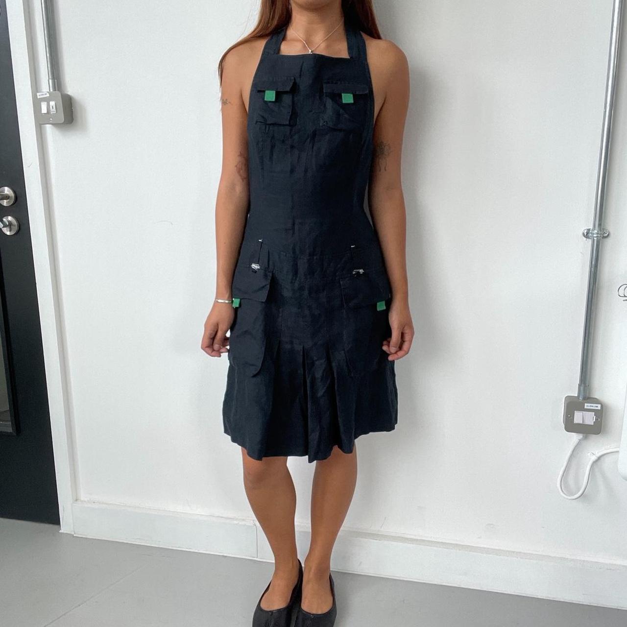 Black Cop Copine Midi Dress