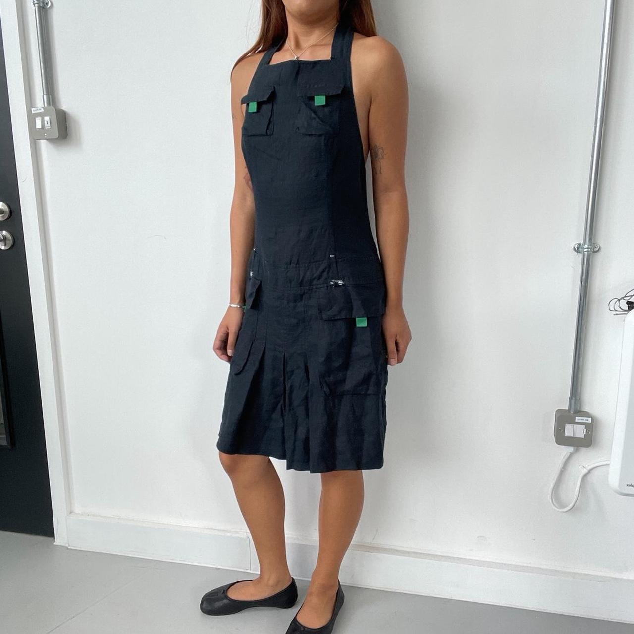 Black Cop Copine Midi Dress