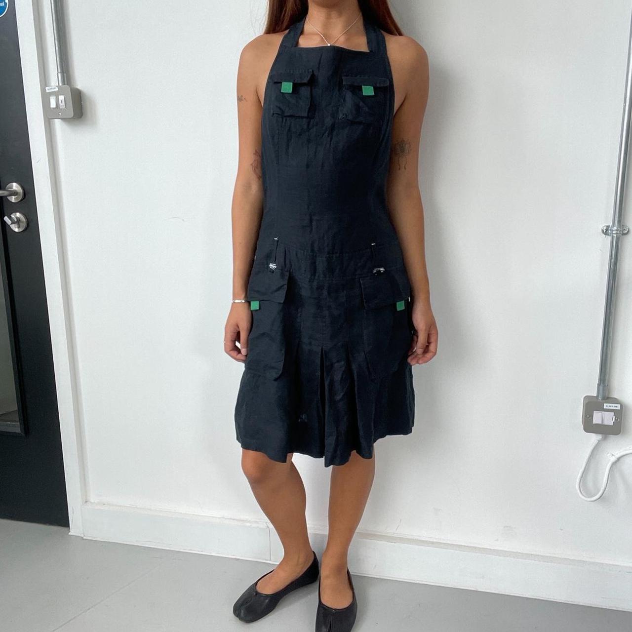 Black Cop Copine Midi Dress