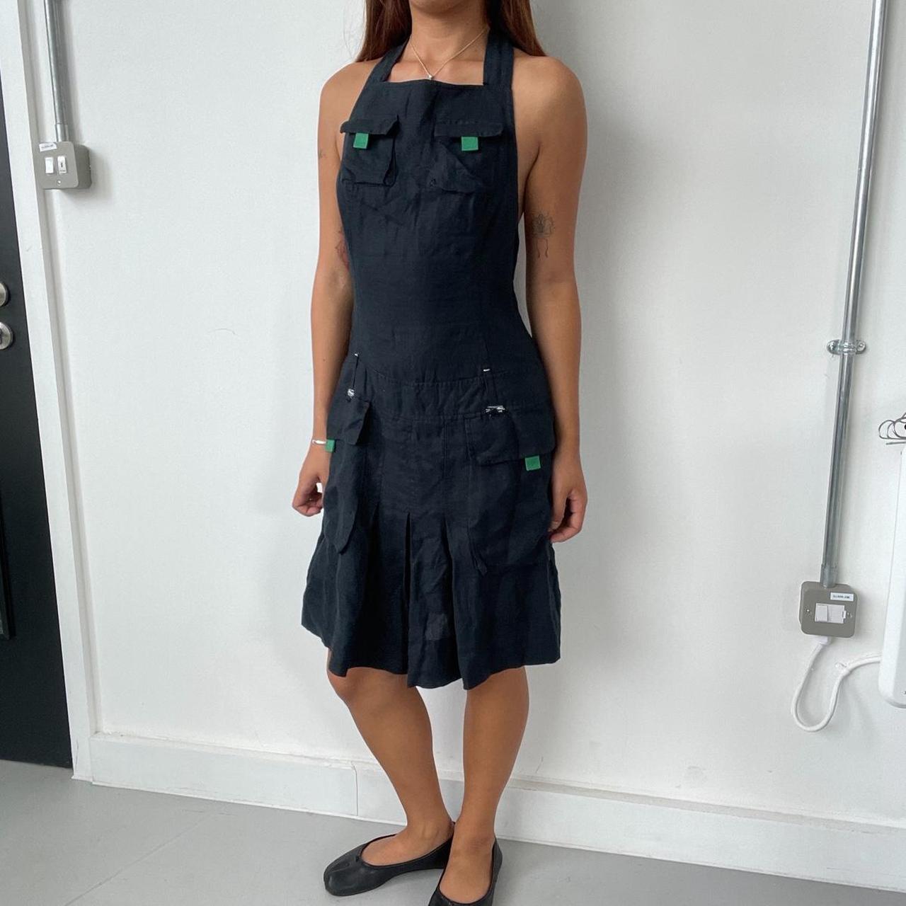 Black Cop Copine Midi Dress