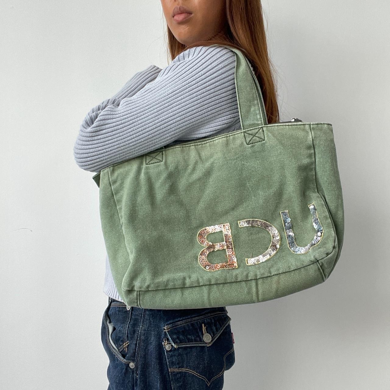 Vintage Khaki Shoulder Bag