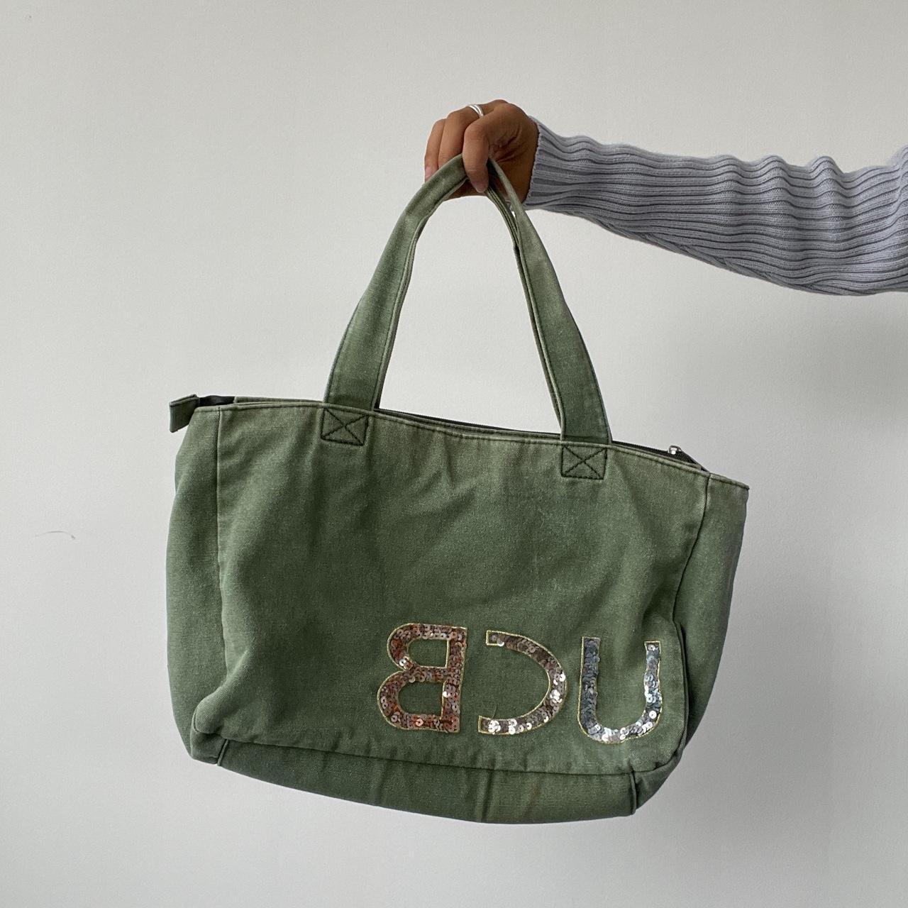 Vintage Khaki Shoulder Bag