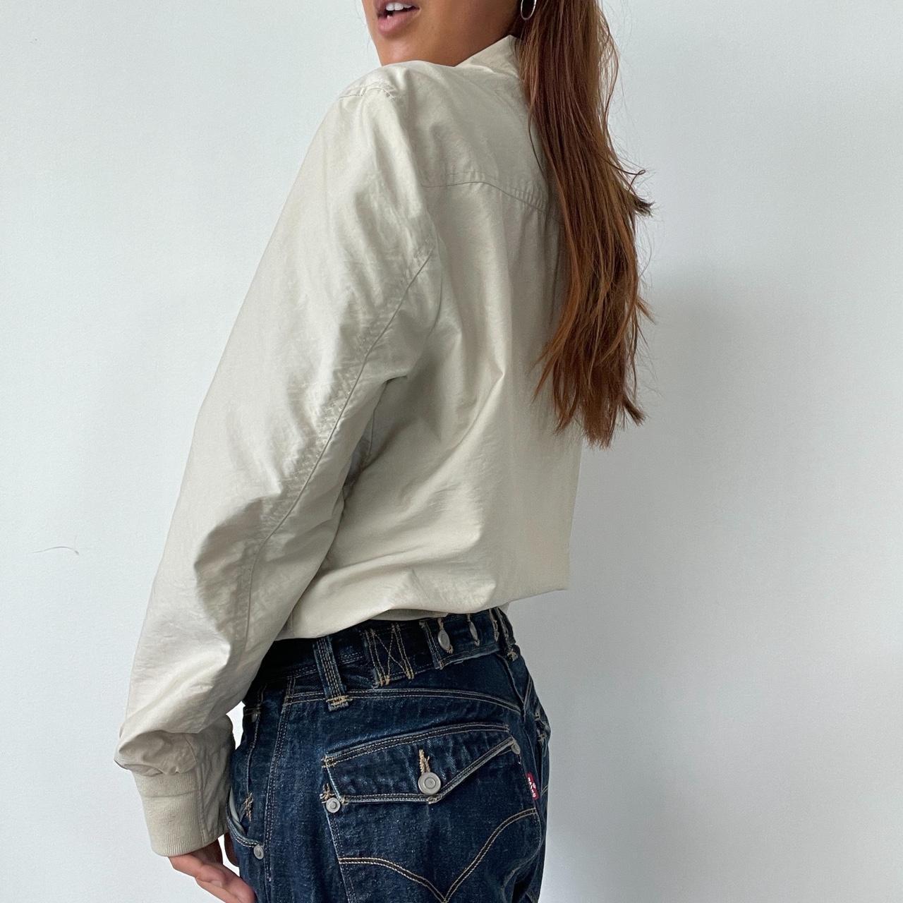 Vintage Beige Guess Utility Jacket