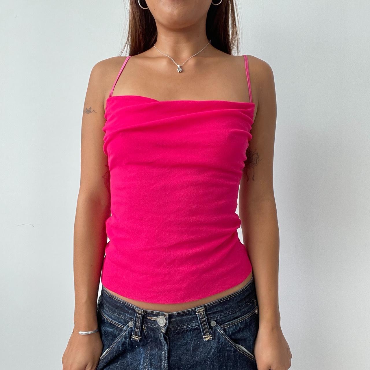 Vintage Pink Sheer Top