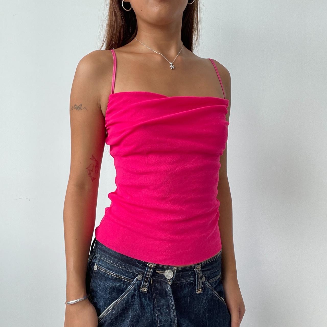 Vintage Pink Sheer Top