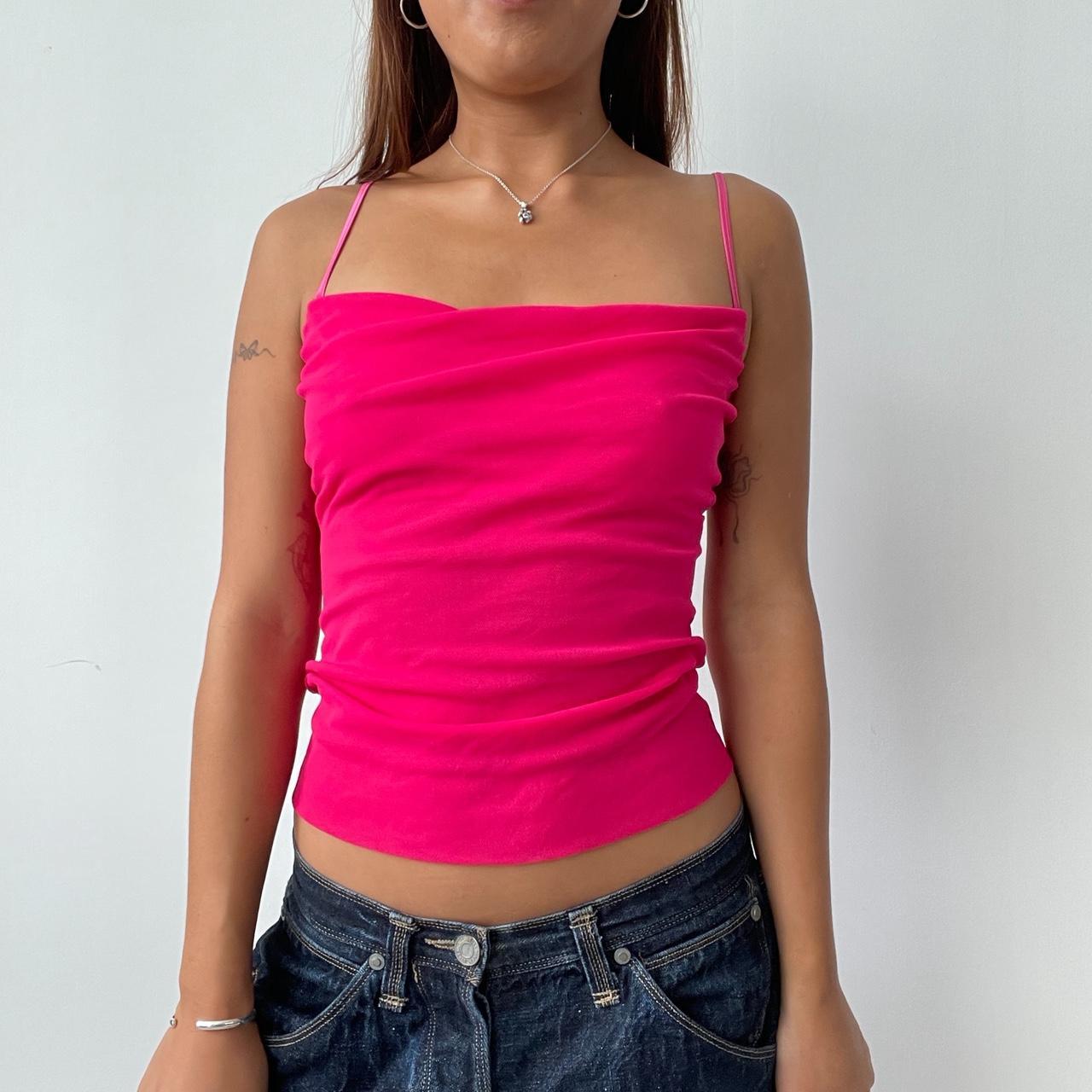 Vintage Pink Sheer Top