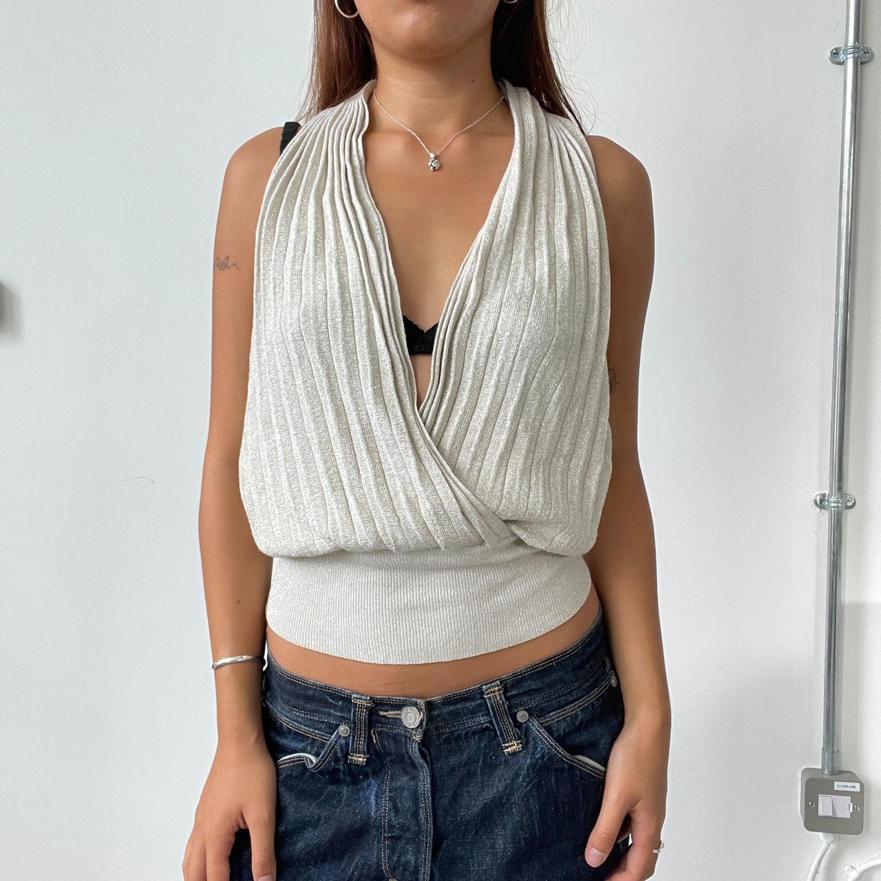 Vintage Shimmer Halter Neck