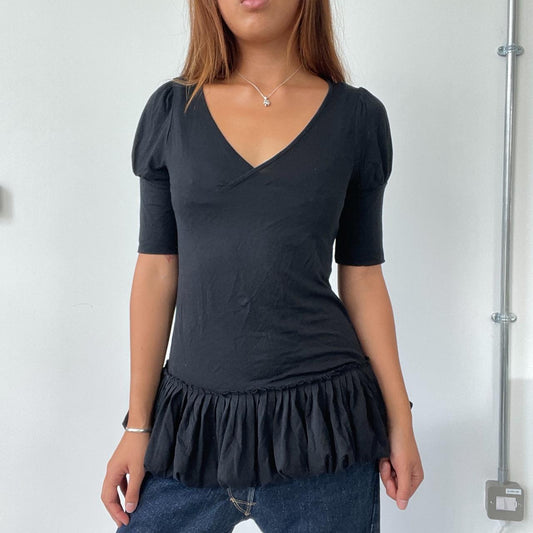 Vintage Black Cop Copine Top