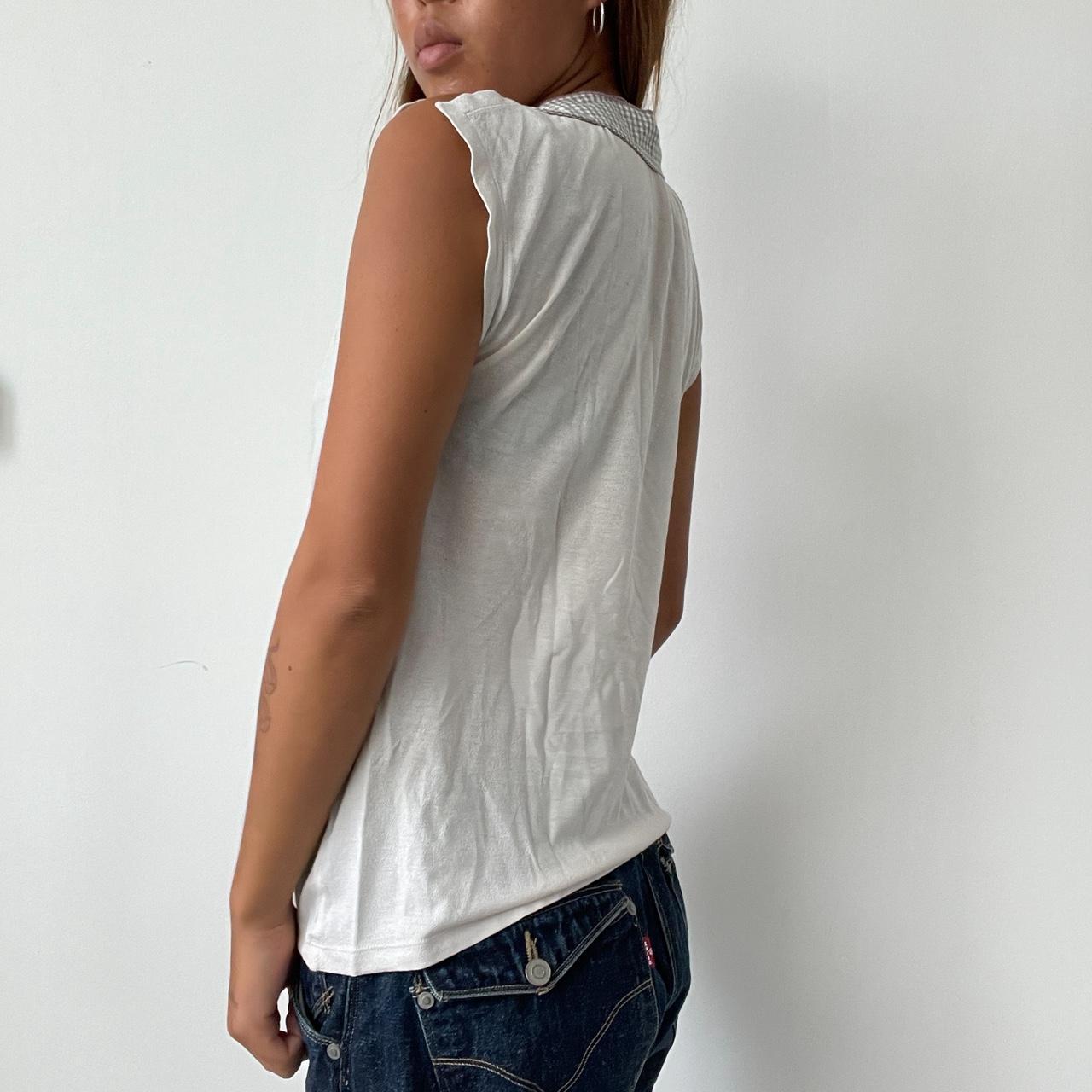 Vintage Cream Cowl Neck Top