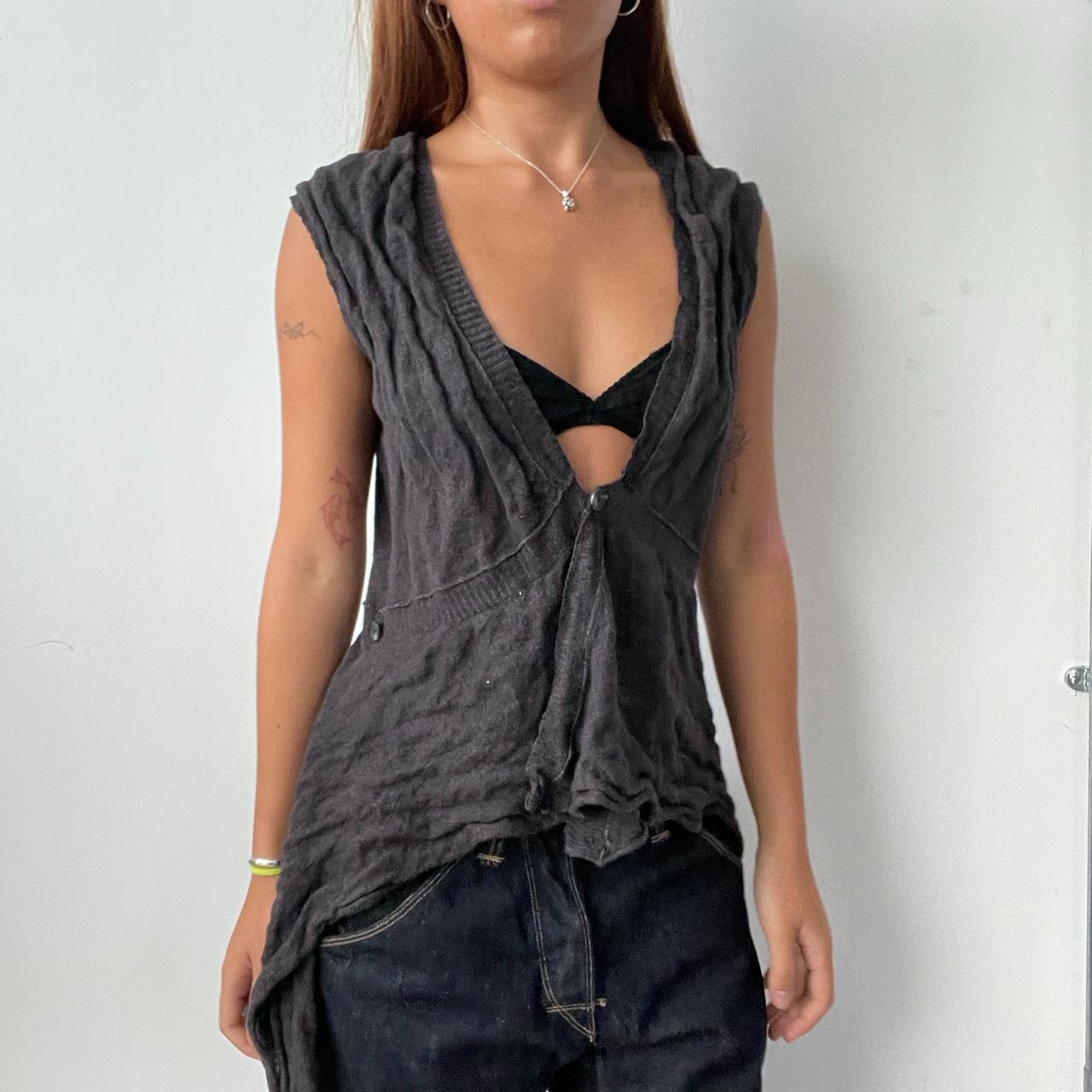 Vintage Grey Cop Copine Top