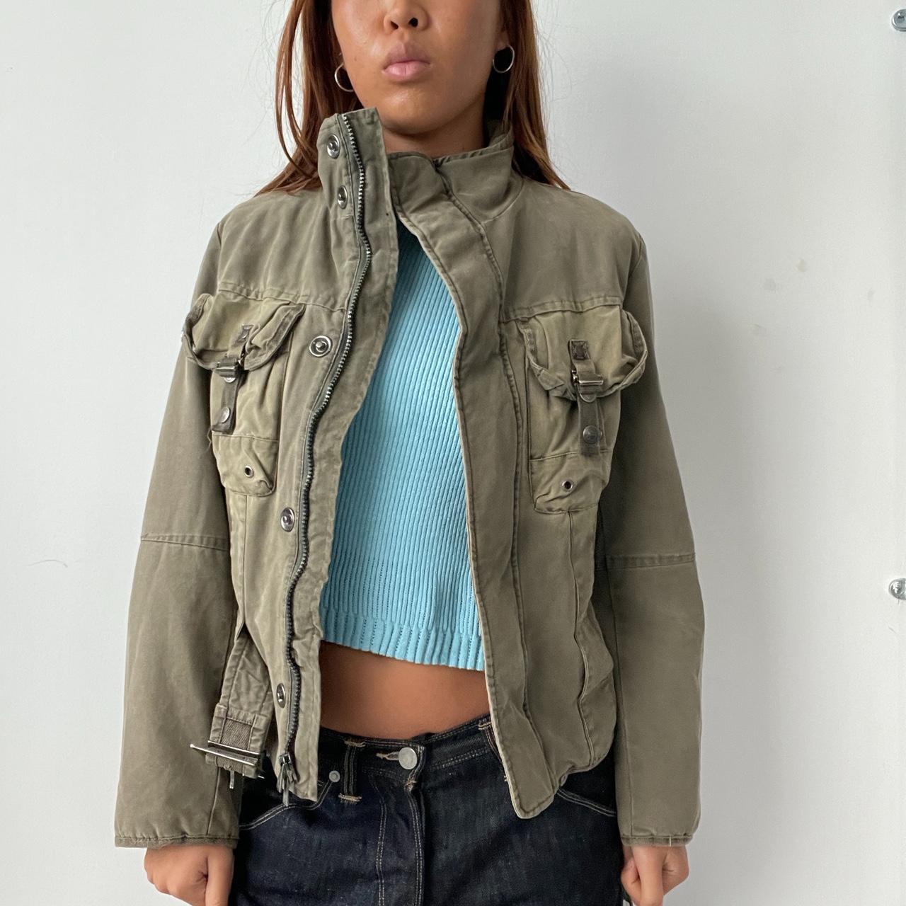 Vintage Cargo Zip Jacket
