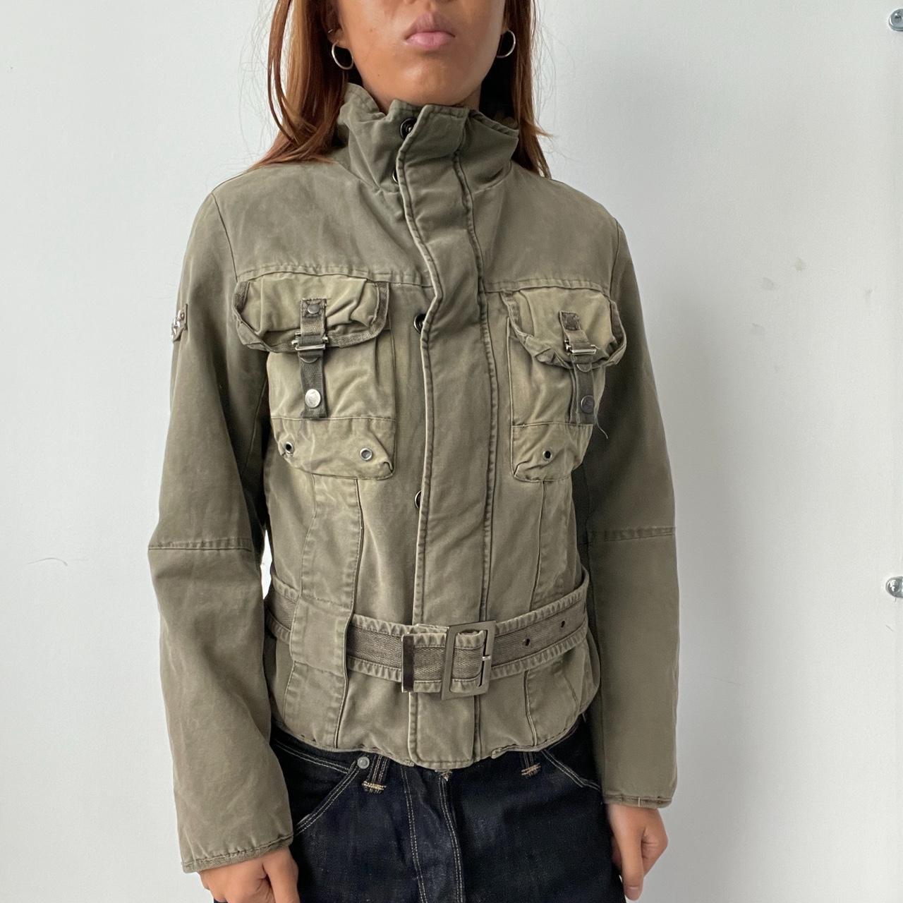 Vintage Cargo Zip Jacket