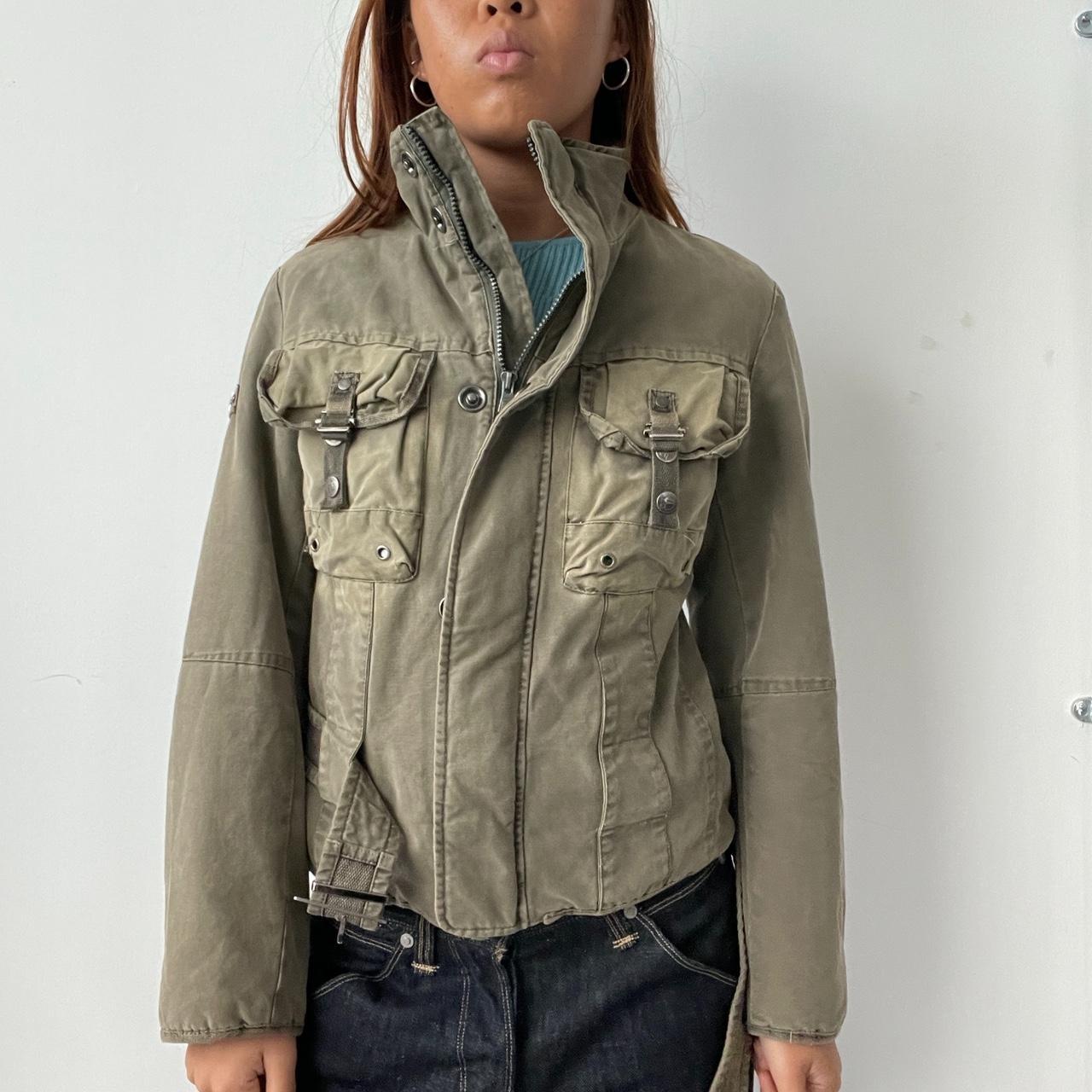 Vintage Cargo Zip Jacket