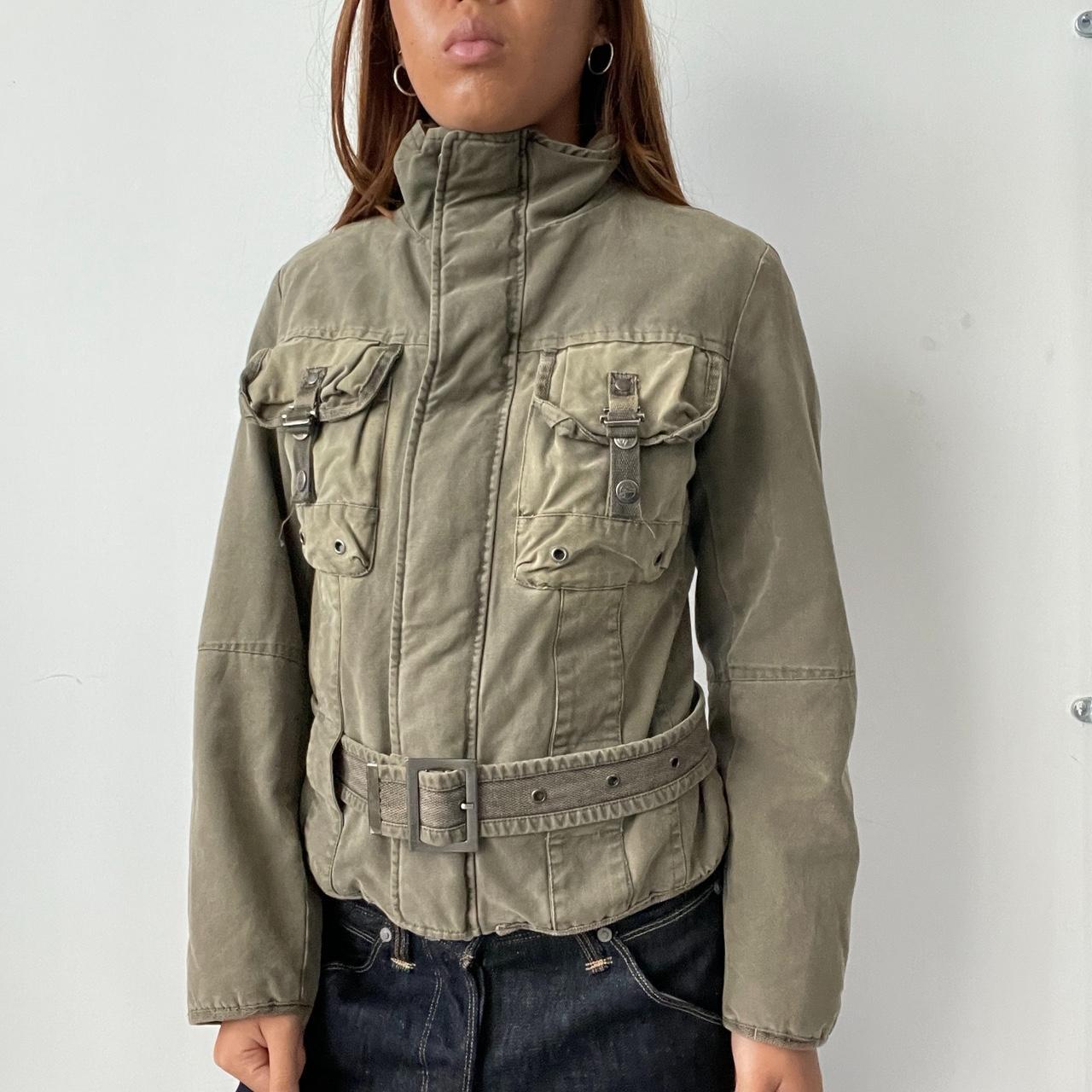 Vintage Cargo Zip Jacket