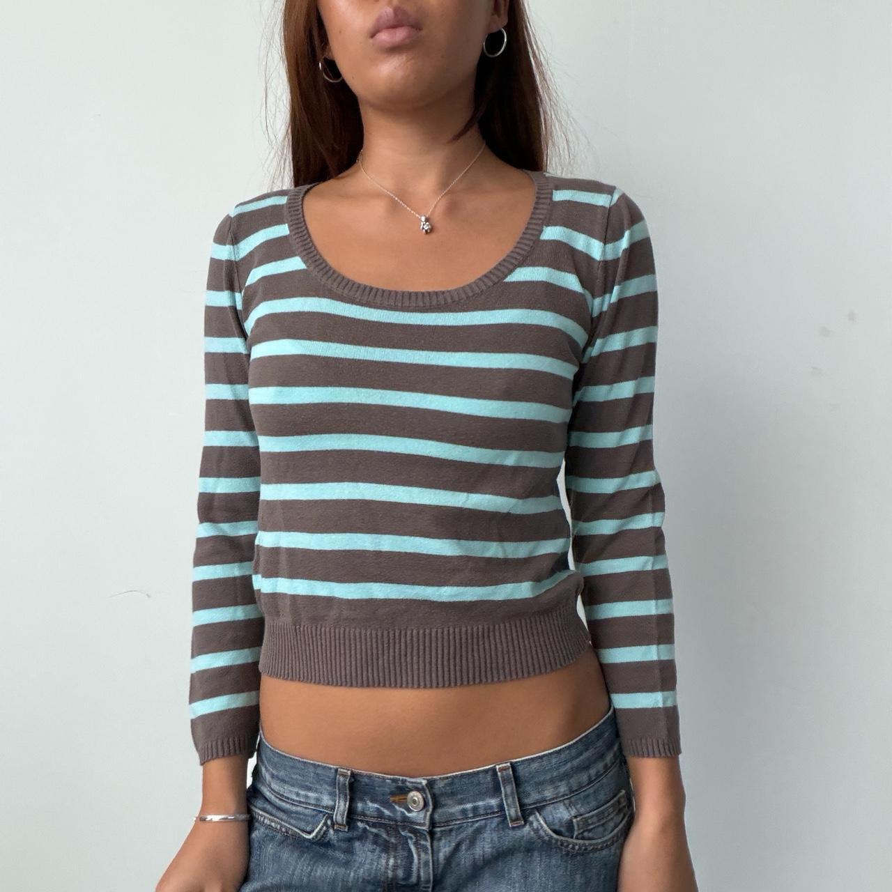 Vintage Brown Stripe Knit