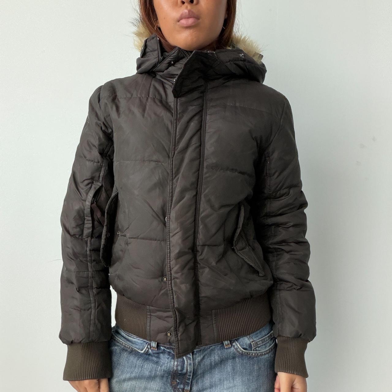 Vintage Brown Puffer Jacket