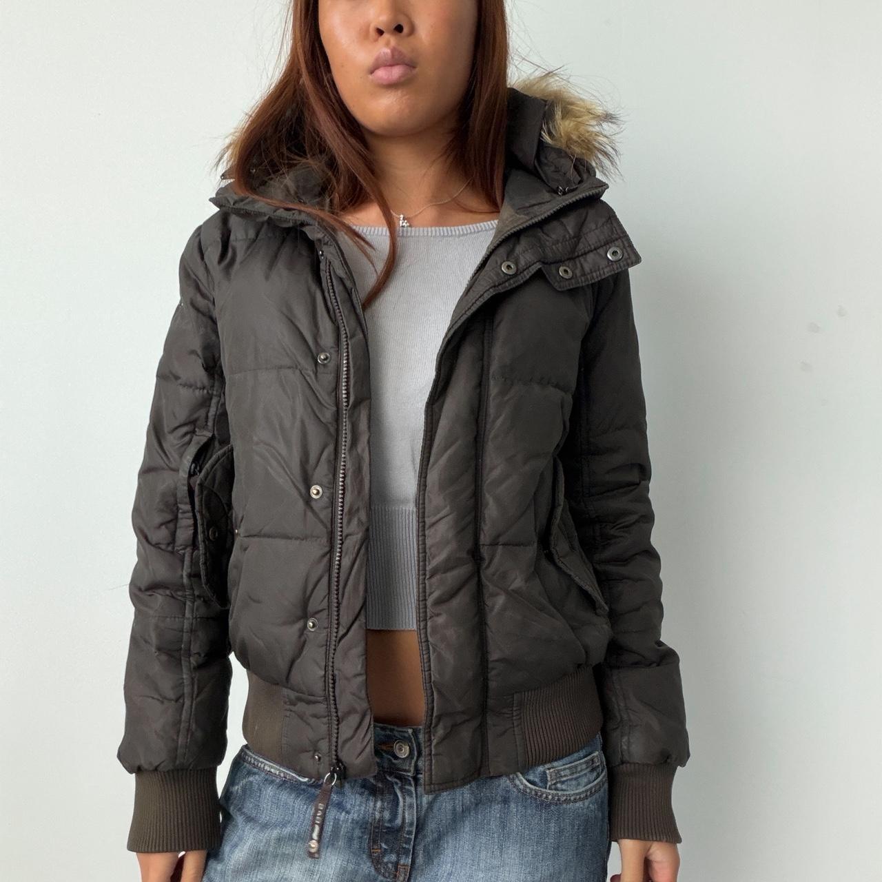 Vintage Brown Puffer Jacket