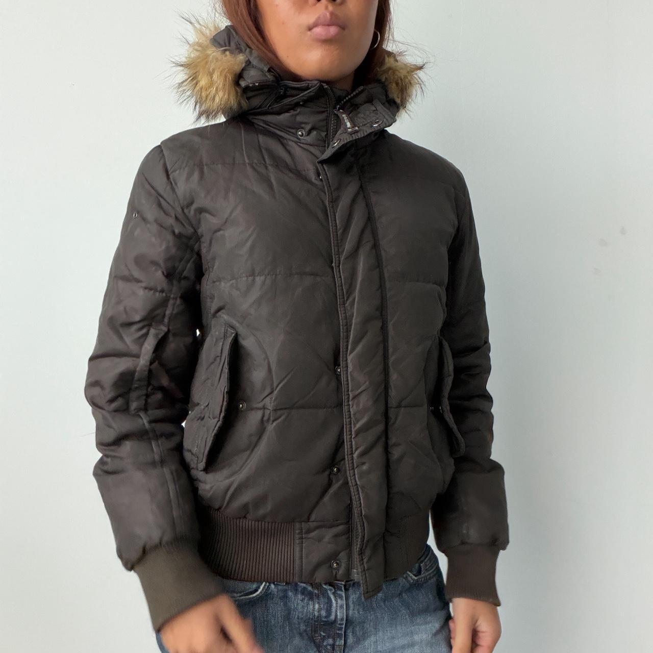 Vintage Brown Puffer Jacket