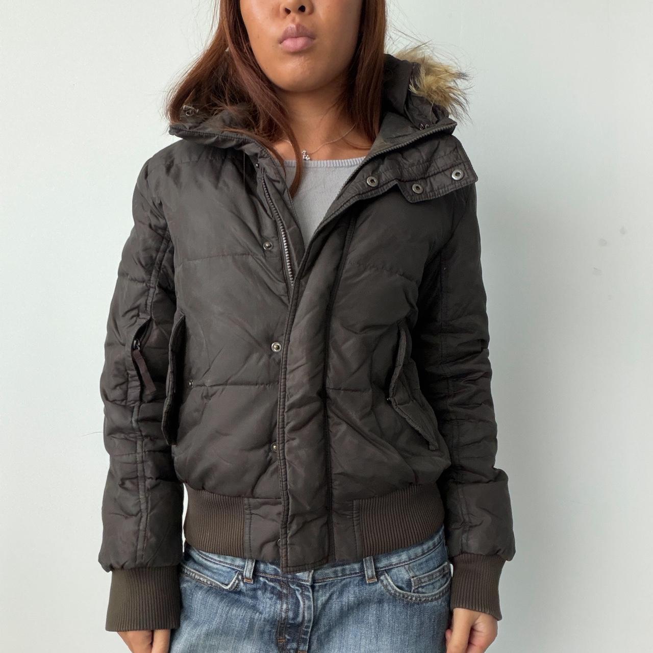 Vintage Brown Puffer Jacket