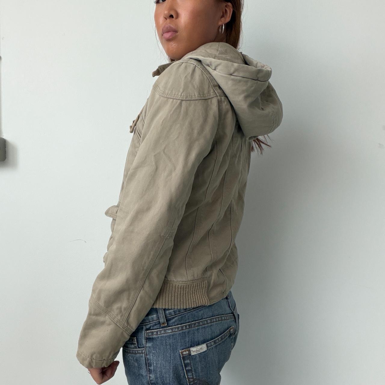 Vintage Beige Utility Jacket