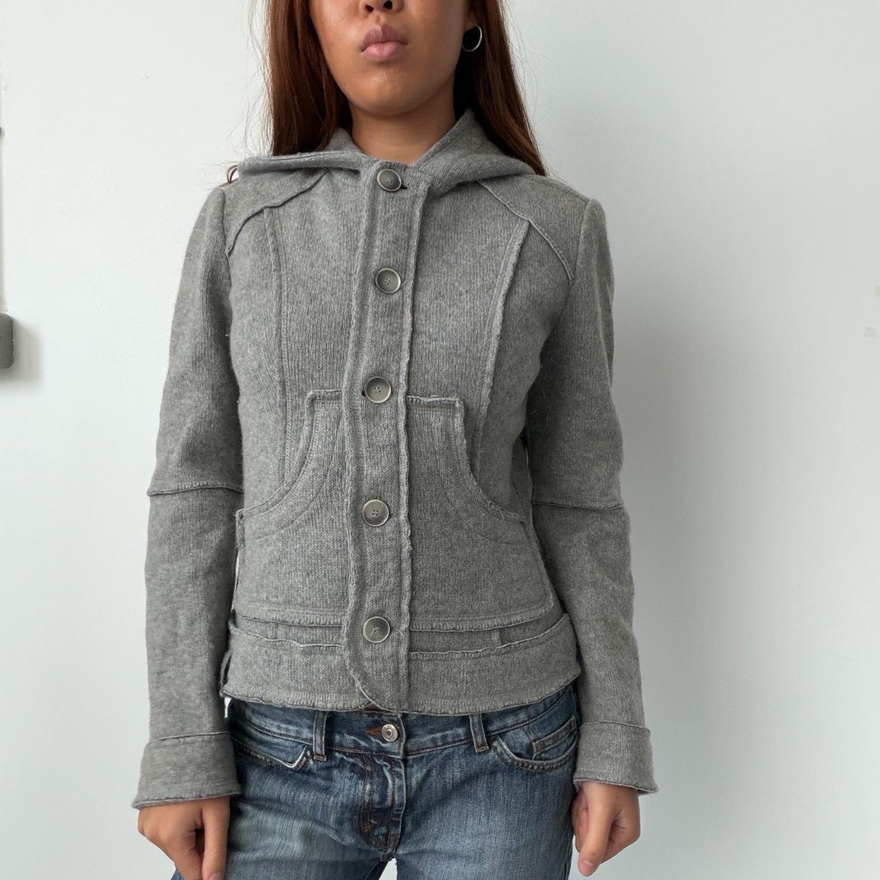 Vintage Grey Knit Jumper