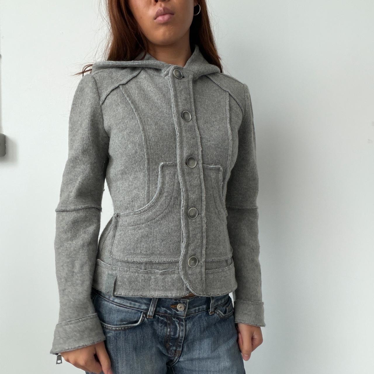 Vintage Grey Knit Jumper