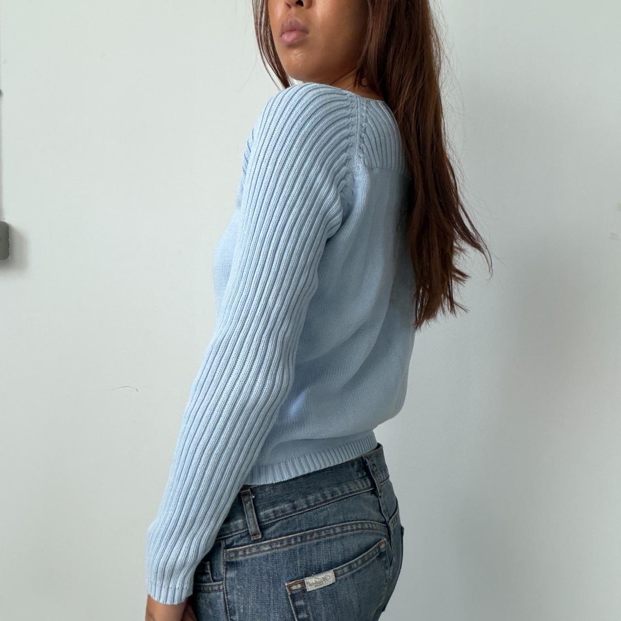 Vintage Baby Blue Knit Jumper