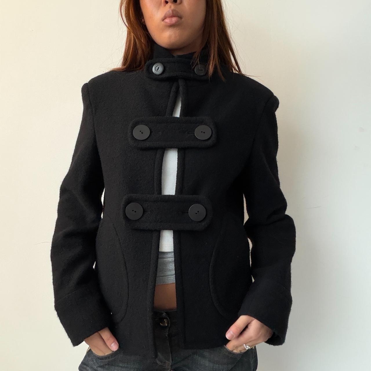 Vintage Black Wool Jacket