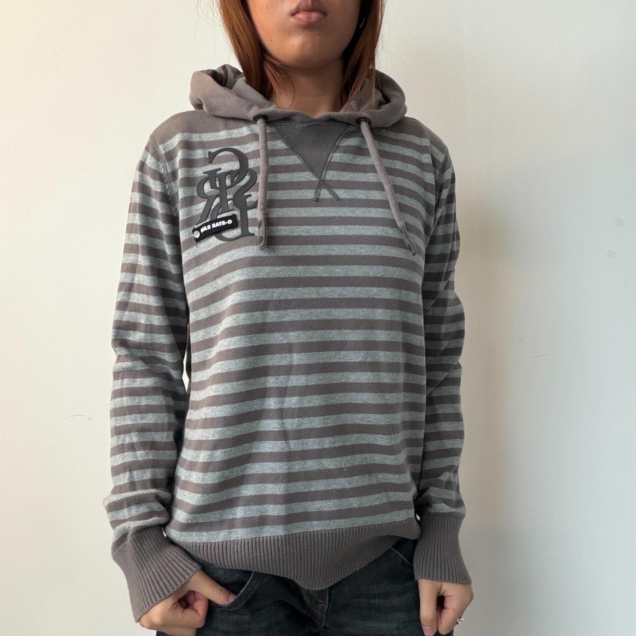 Vintage G-Star Striped Hoodie