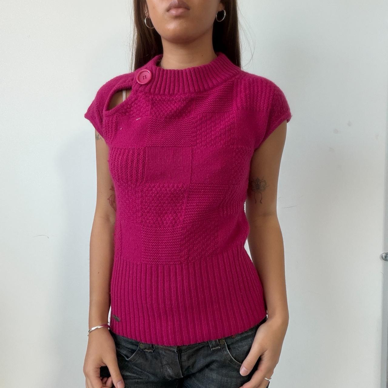 Vintage Pink Knit Top
