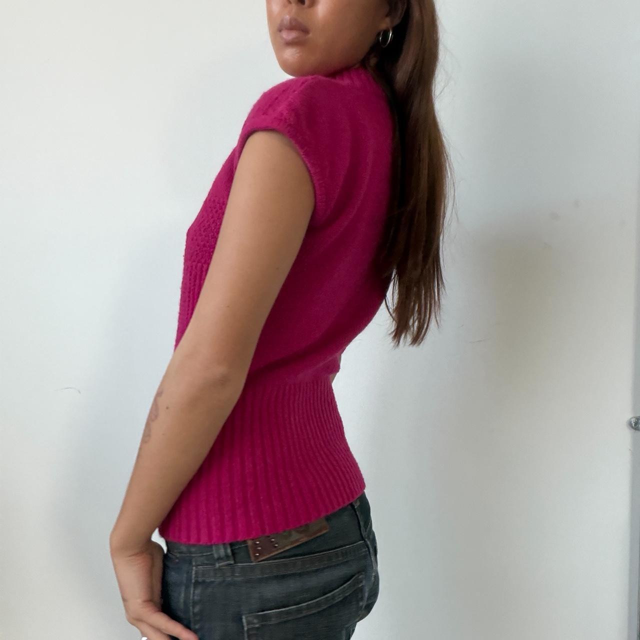 Vintage Pink Knit Top