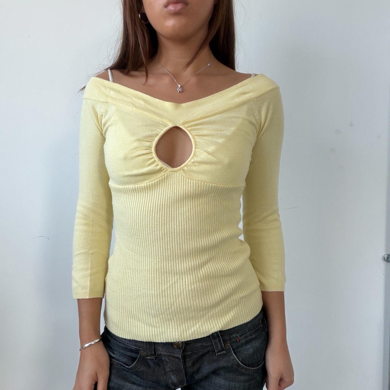 Vintage Yellow Knit Jumper