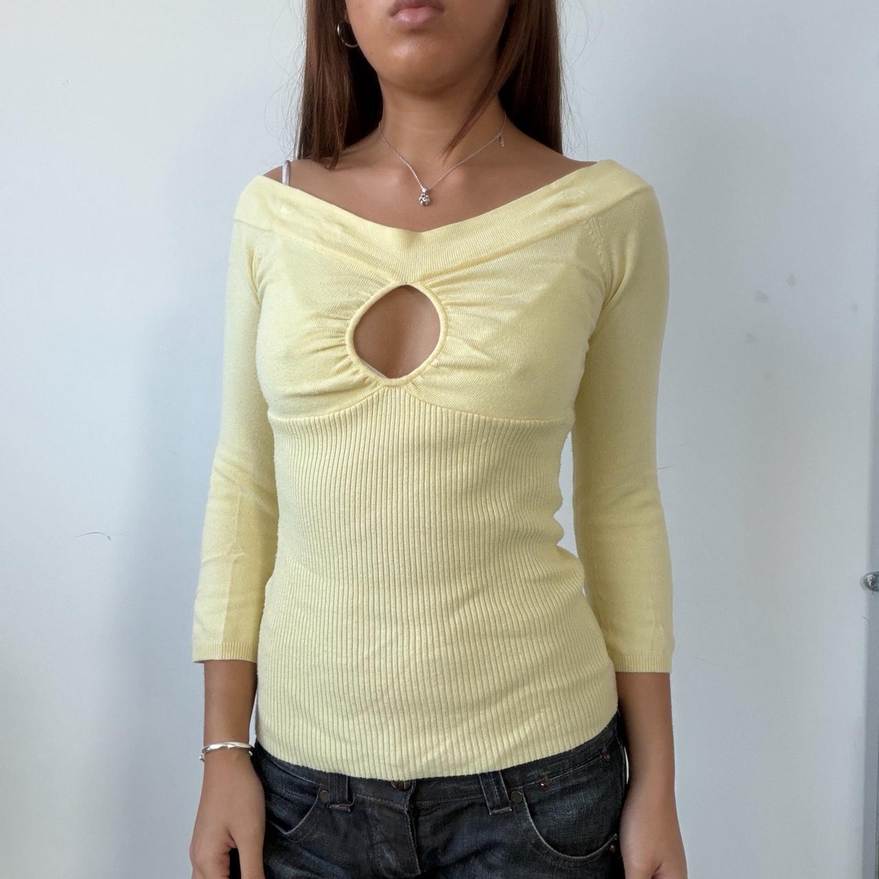 Vintage Yellow Knit Jumper