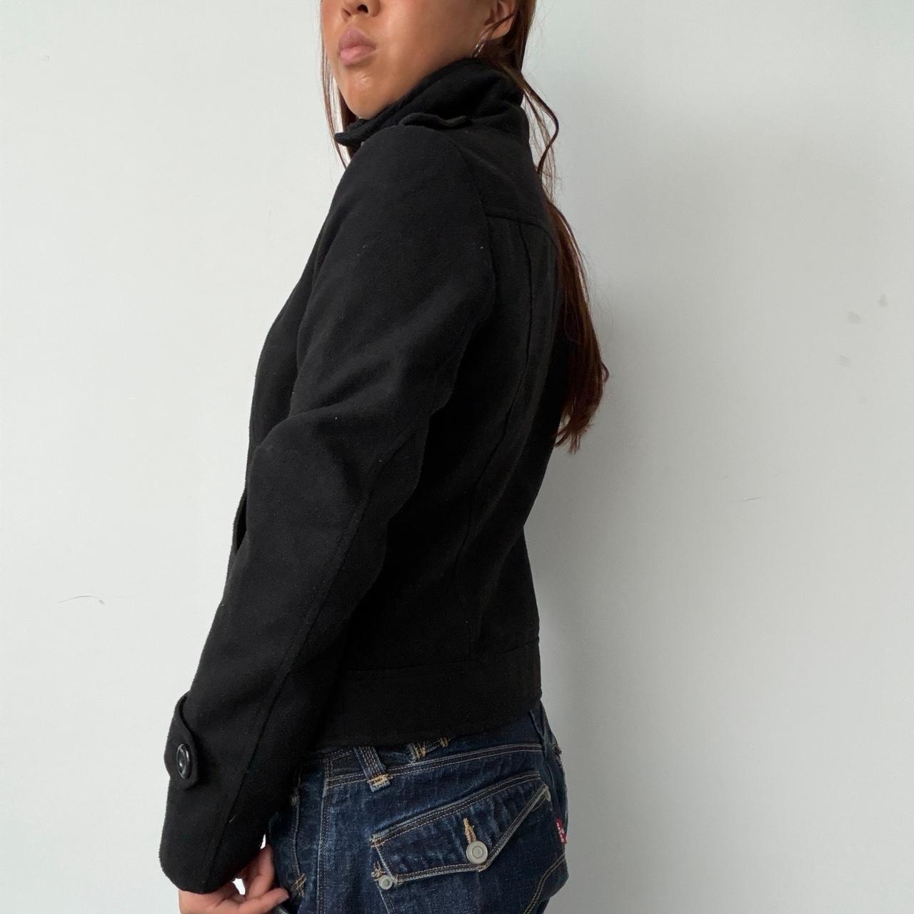 Vintage Black Button Up Jacket