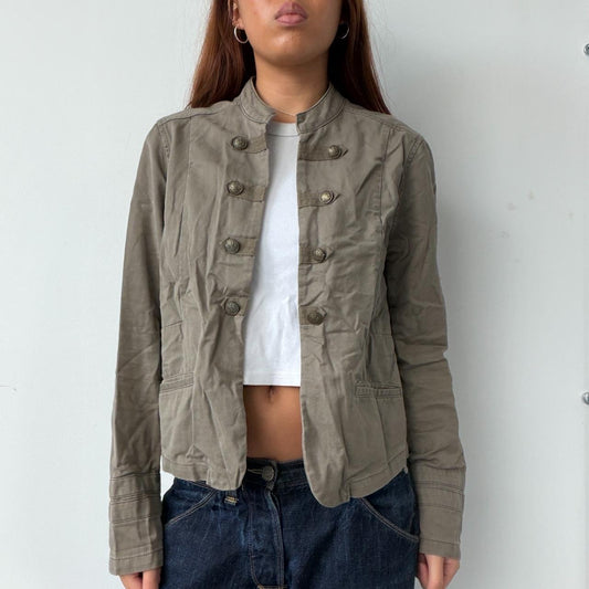 Vintage Green Military Jacket
