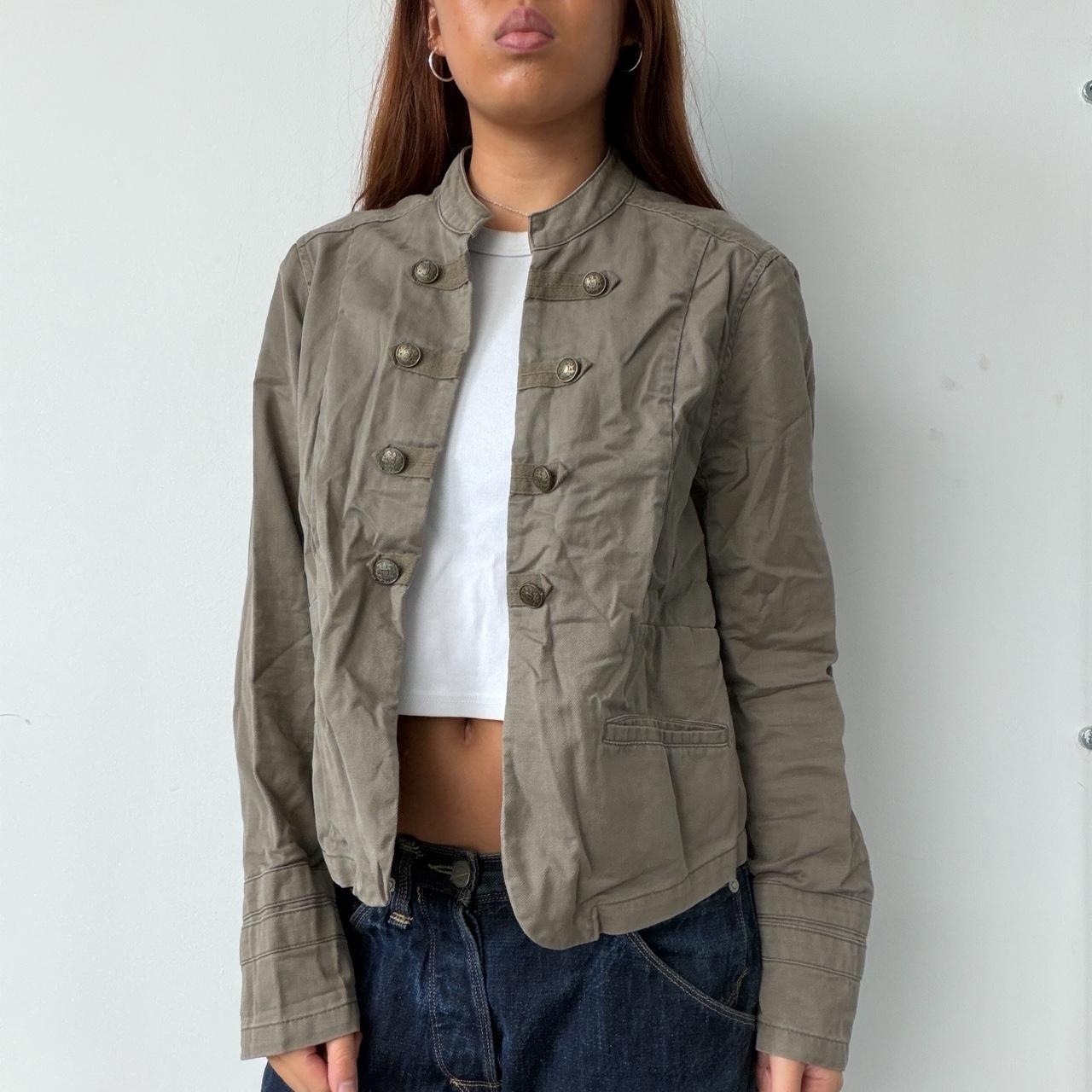 Vintage Green Military Jacket