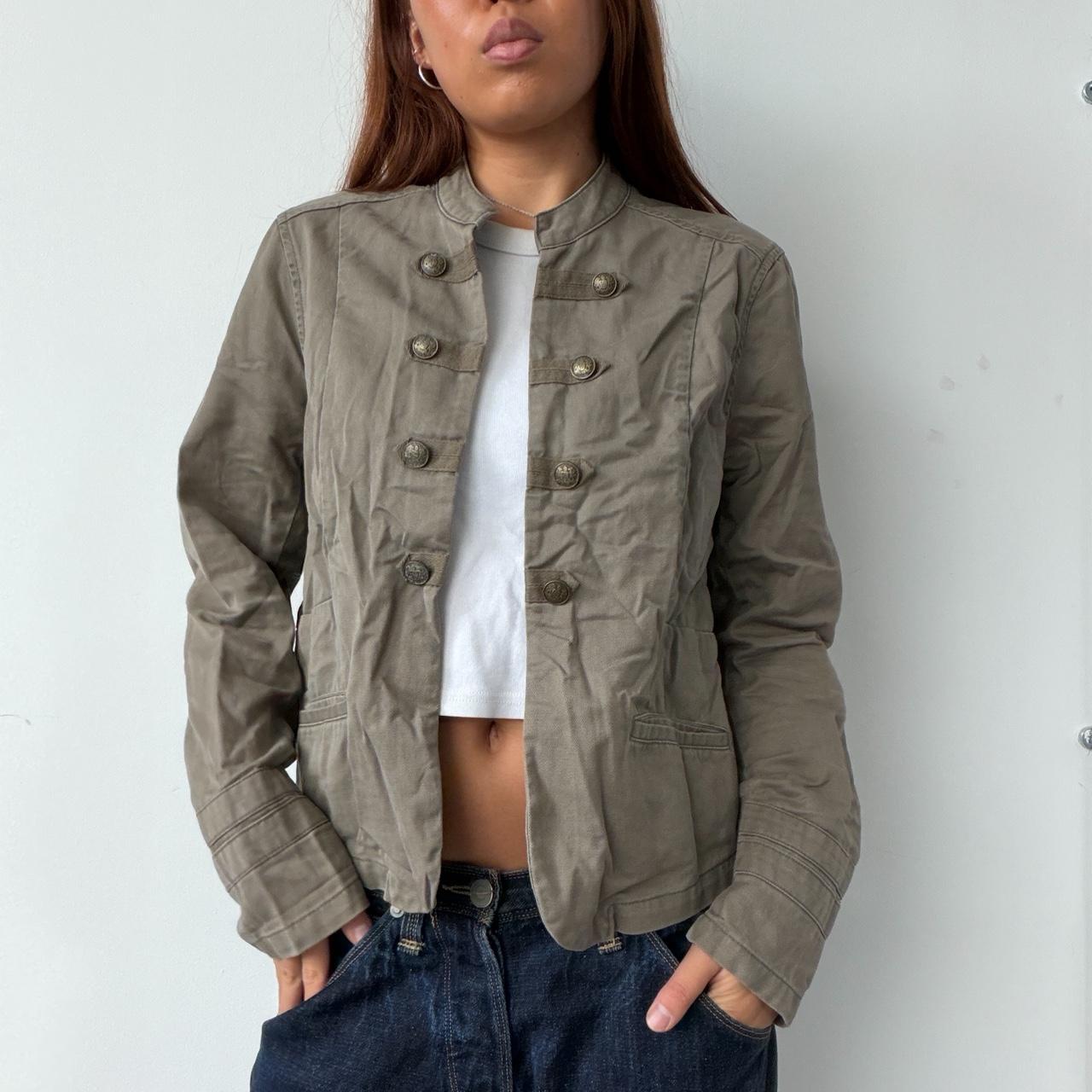 Vintage Green Military Jacket