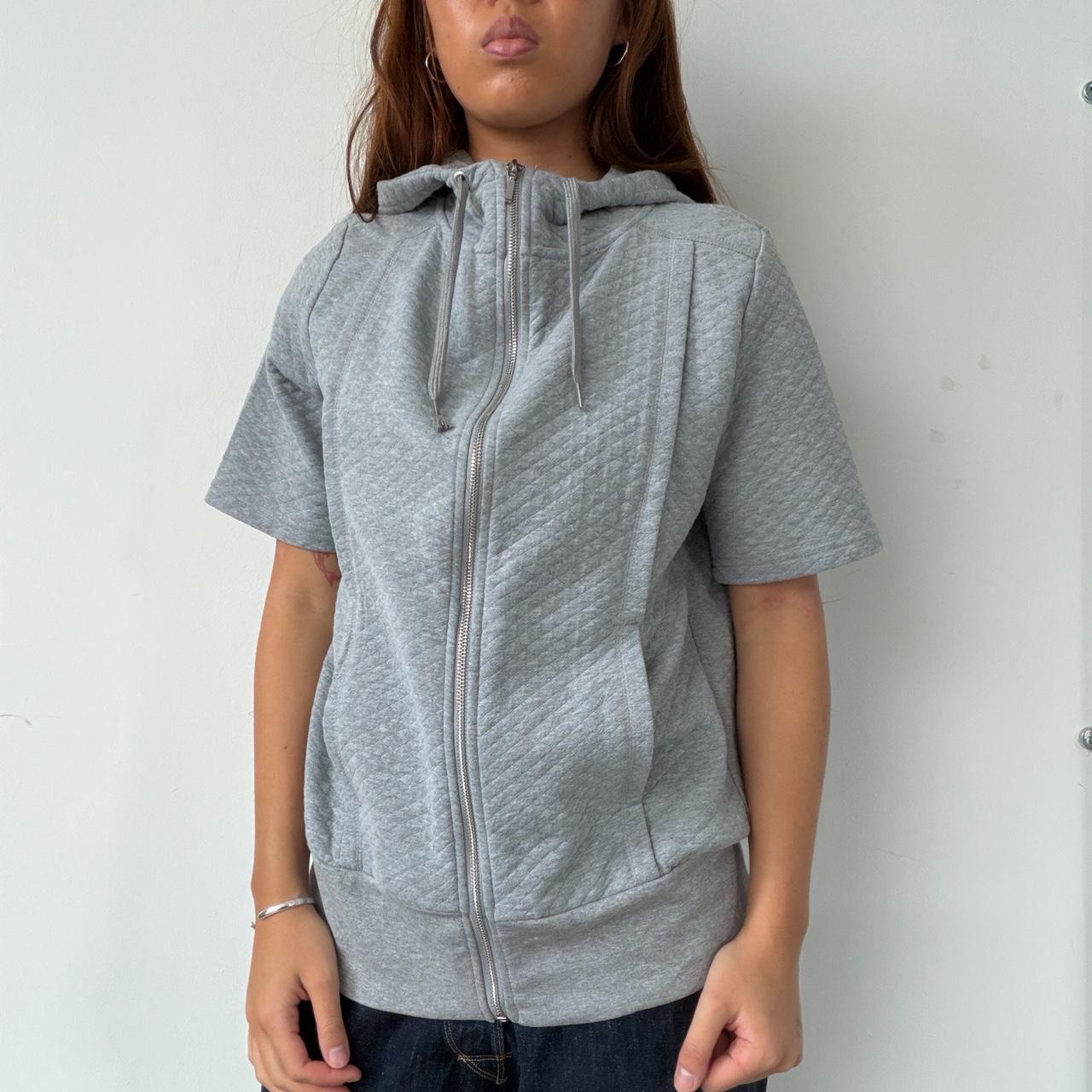 Vintage Grey Short Sleeve Jumper