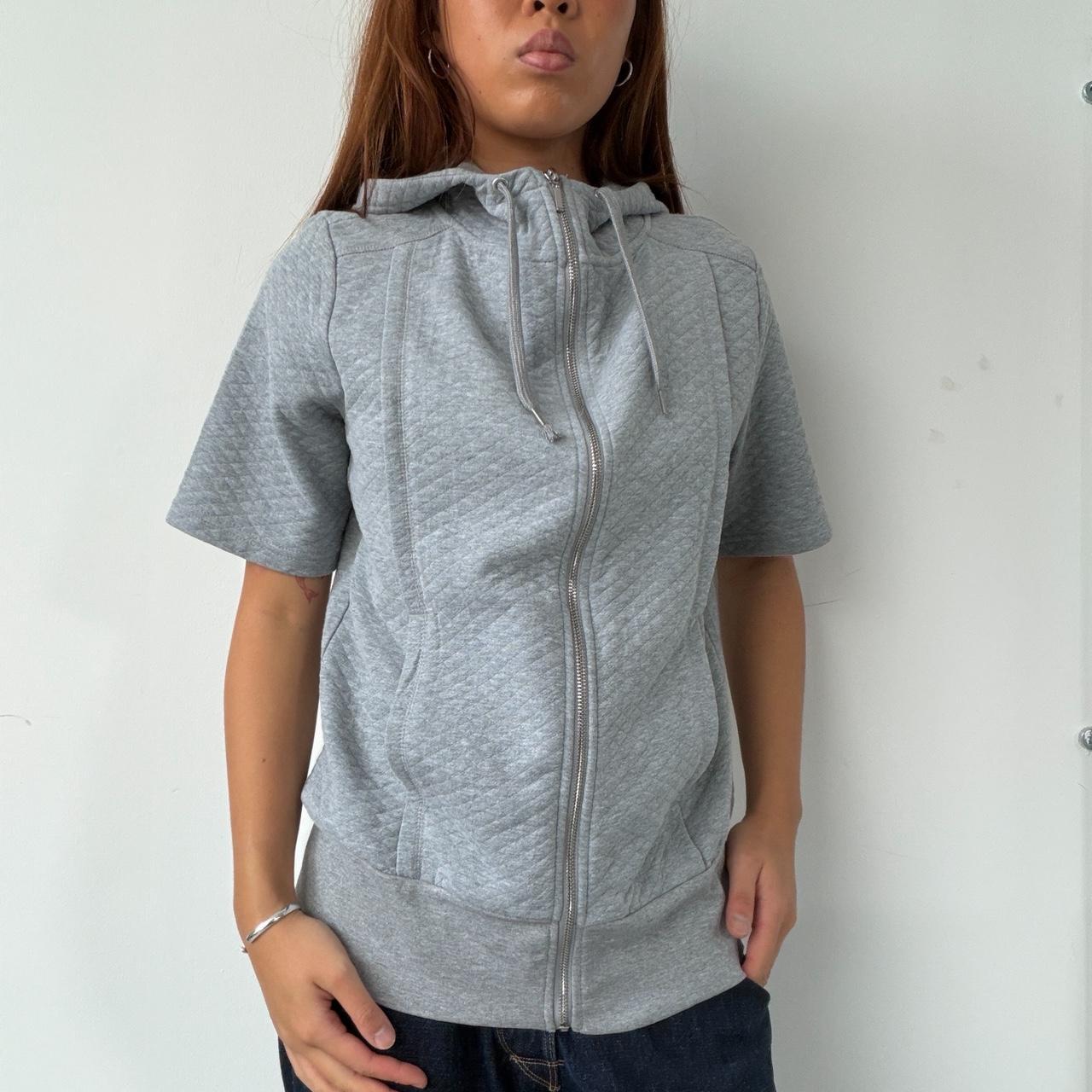 Vintage Grey Short Sleeve Jumper