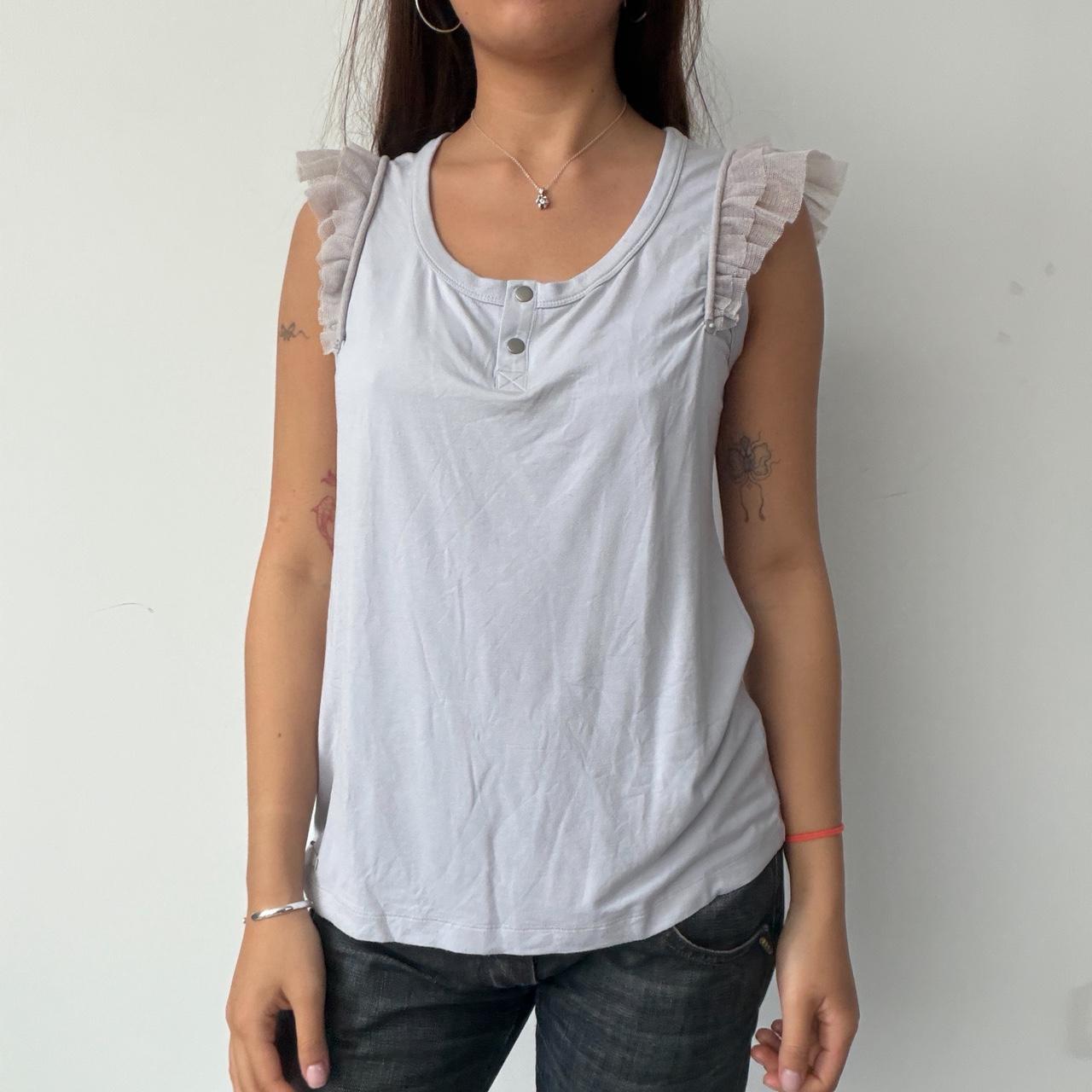 Vintage Light Grey Cop Copine Top