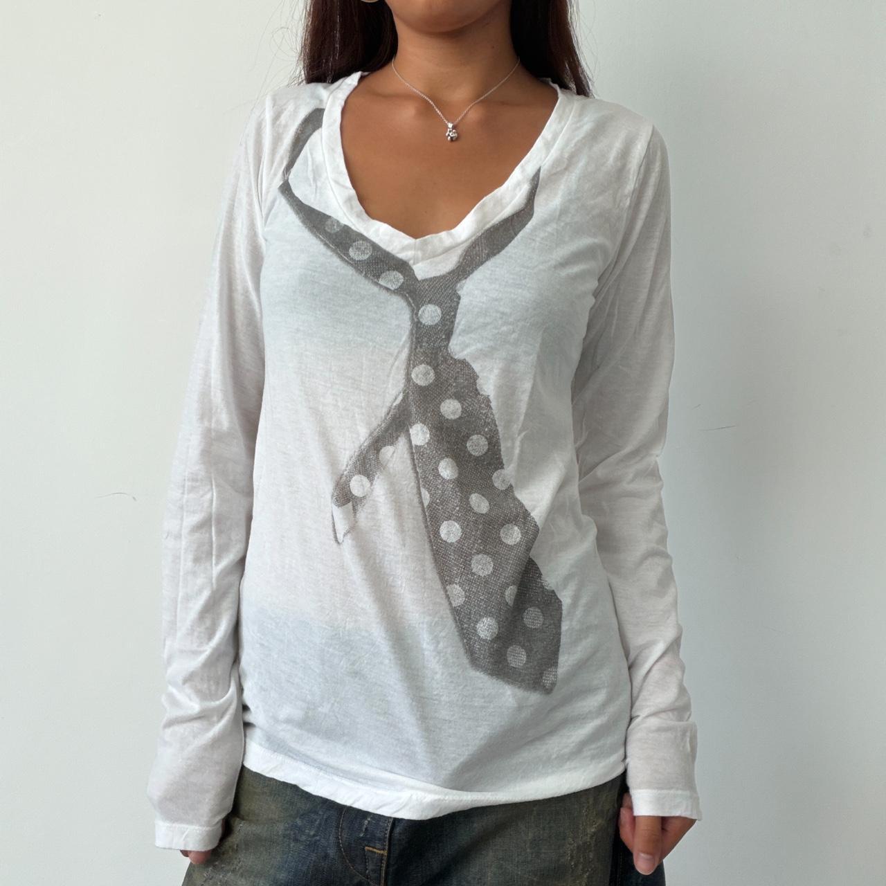 Vintage Long Sleeve IKKS Graphic Top