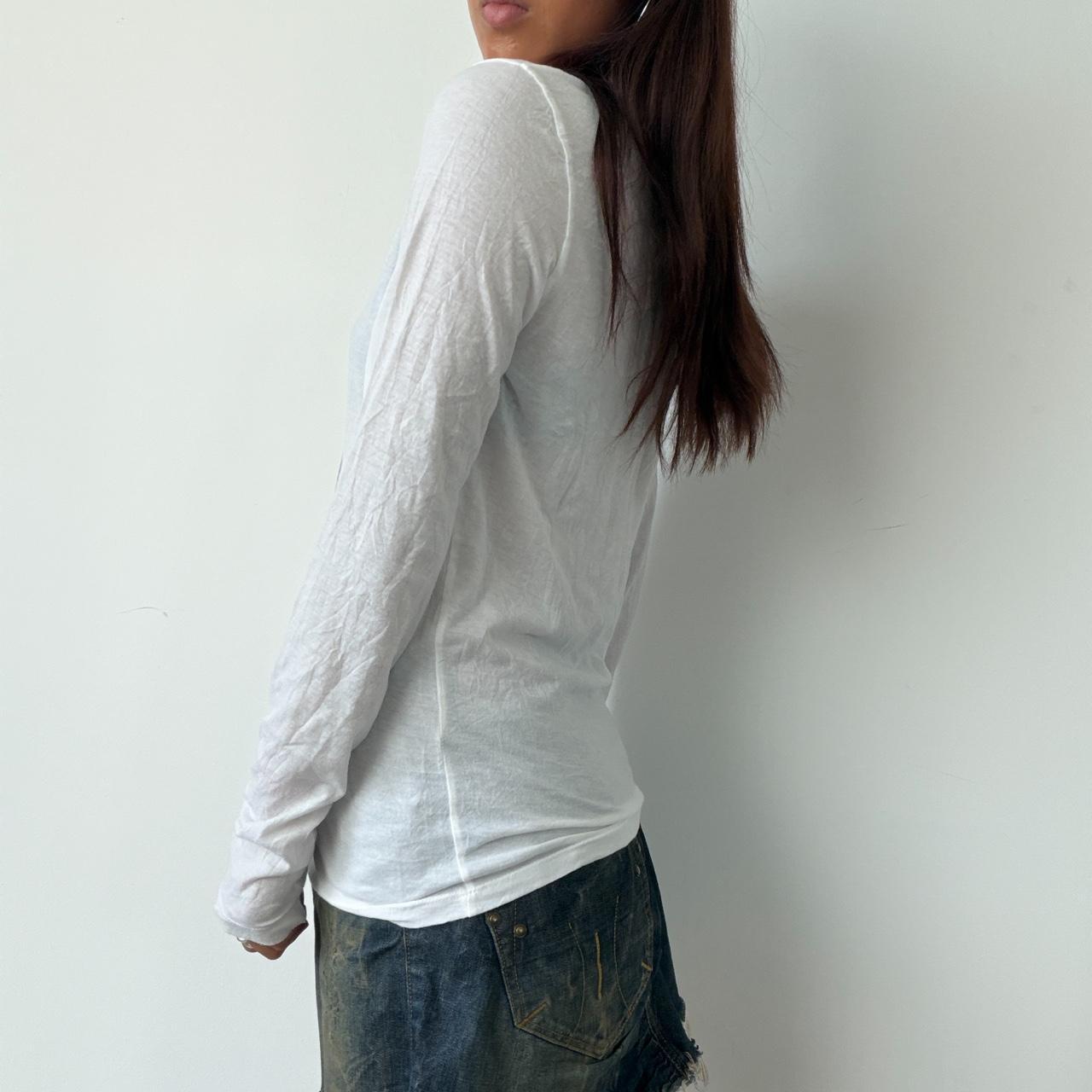 Vintage Long Sleeve IKKS Graphic Top