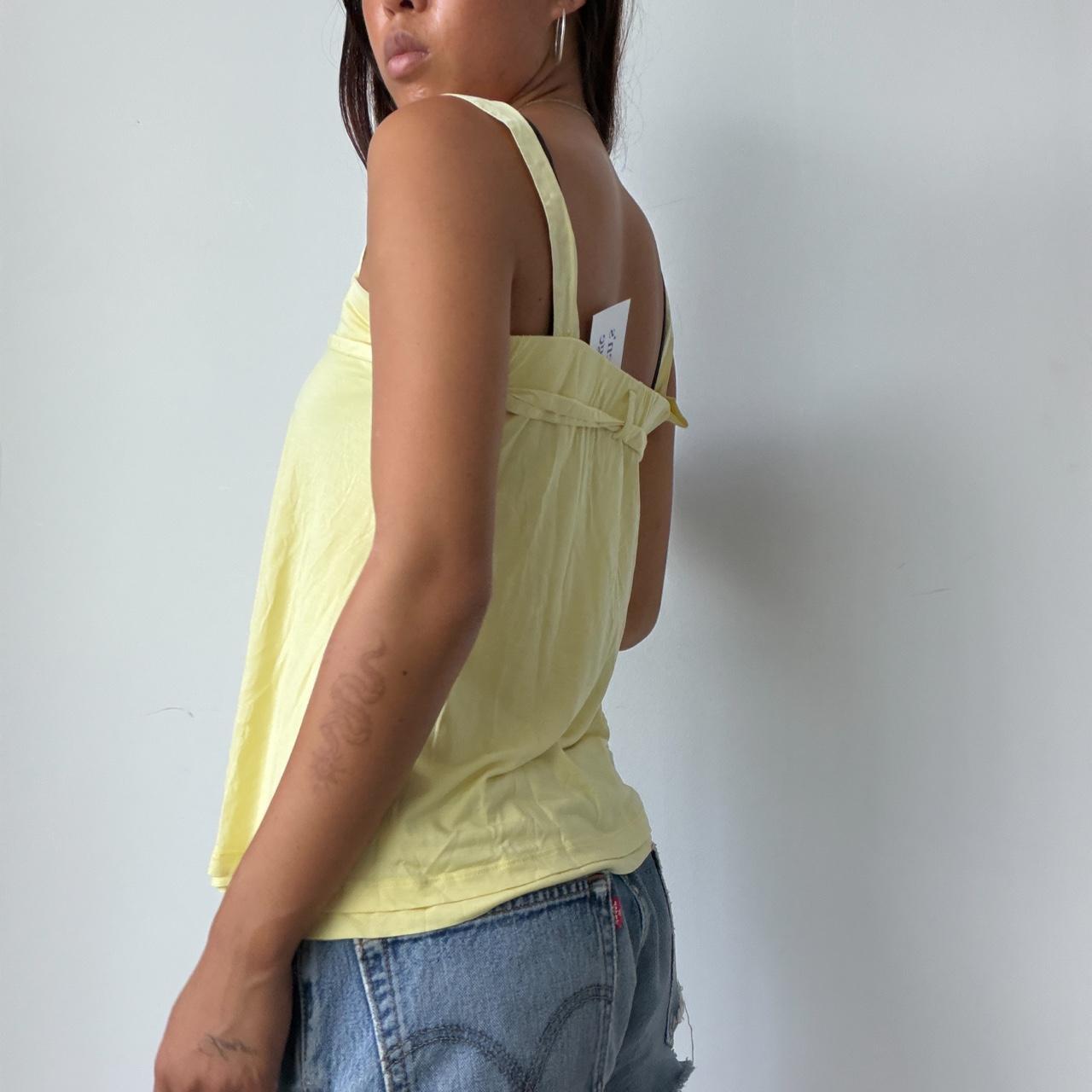 Vintage Yellow Cop Copine Top