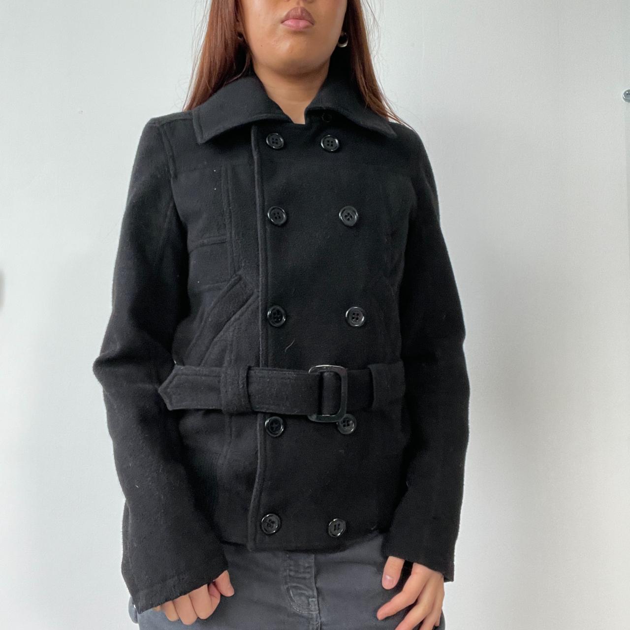 Black Belted Peacoat