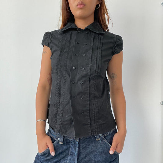 Black Peacoat Top