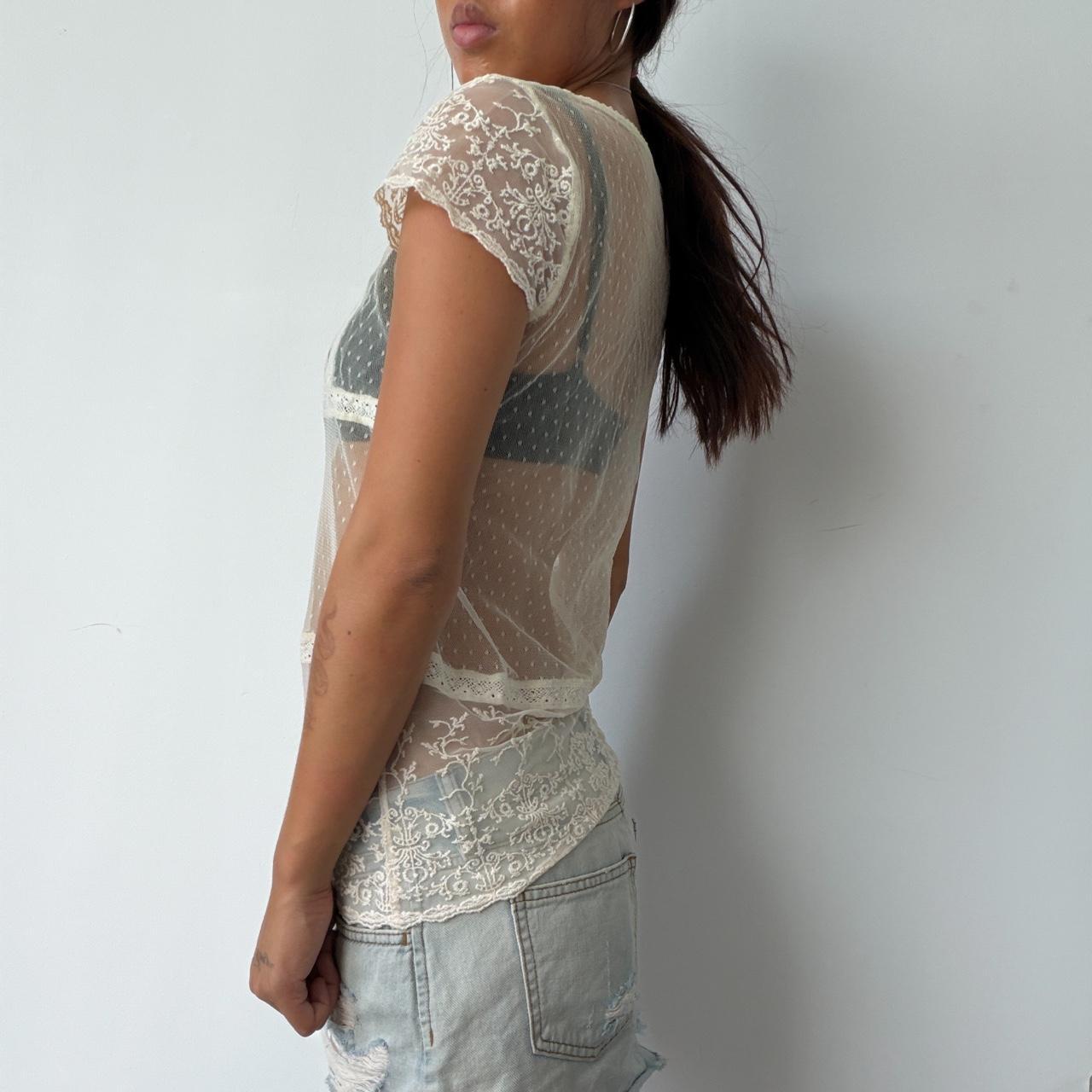 Vintage Sheer Summer Top