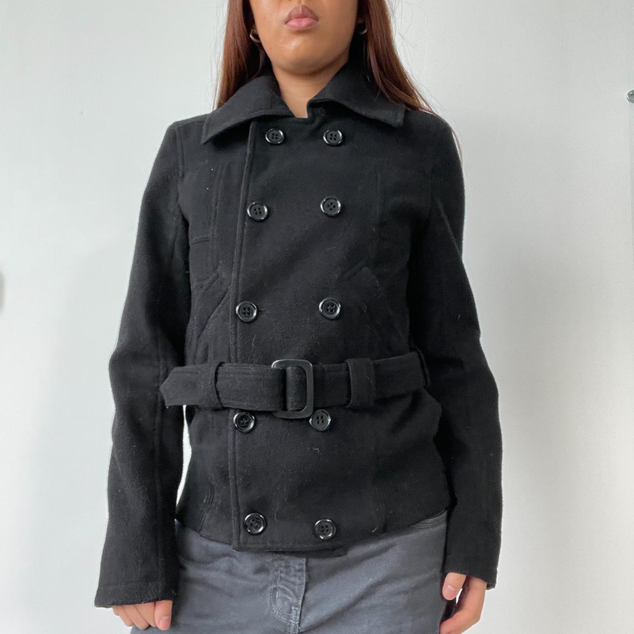 Black Belted Peacoat