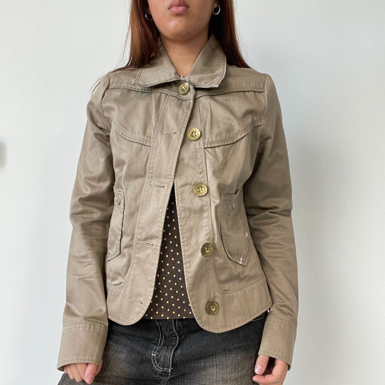 Brown Diesel Fitted Jacket