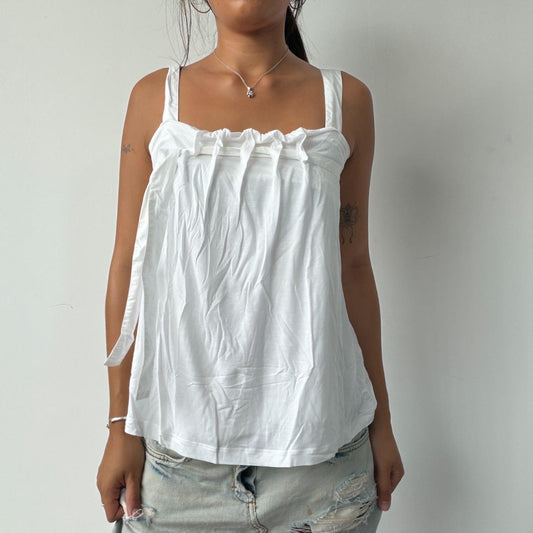 Vintage White Cop Copine Top